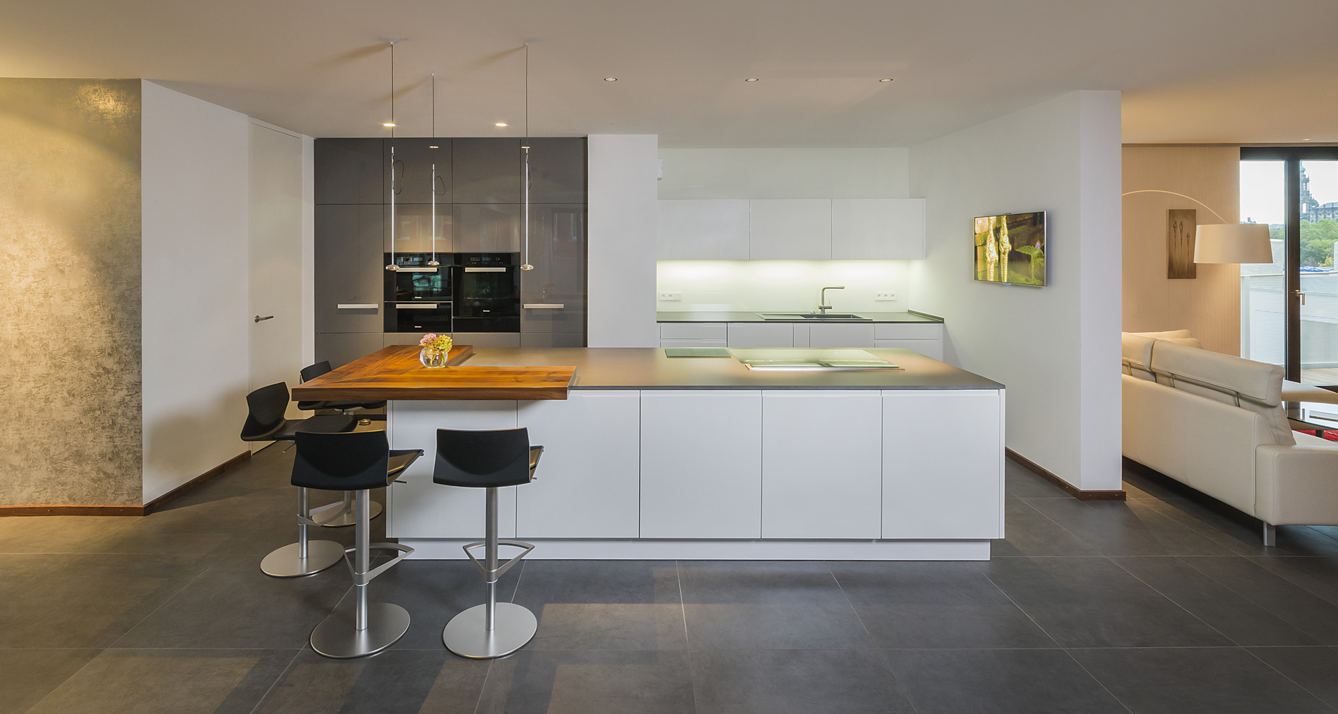 Beispiel Küche - Eigentumswohnung Dresden